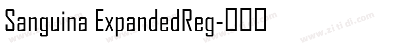 Sanguina ExpandedReg字体转换